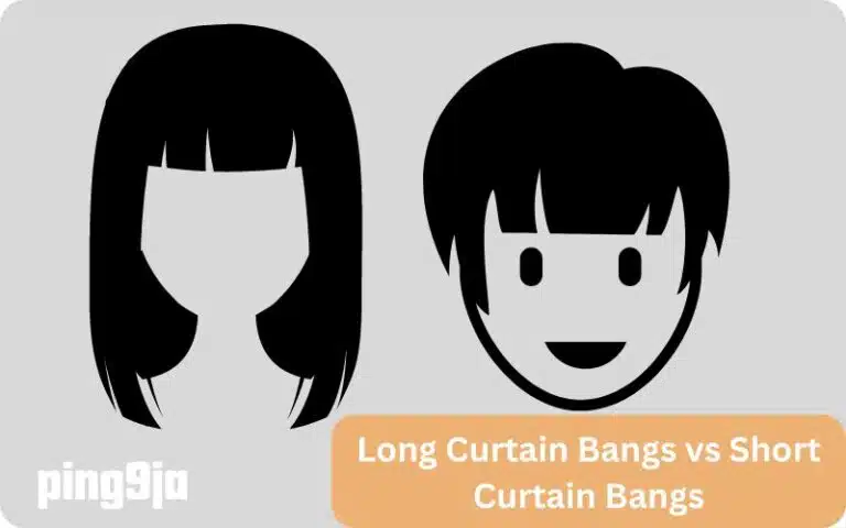 Long Curtain Bangs vs Short Curtain Bangs